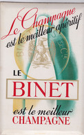 VP2 PUBLICITE CHAMPAGNE BINET GLACOIDE AIGLE - Bevande