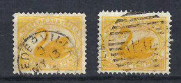 AUSTRALIE Occidentale Ca.1905: 2x Le Y&T 63 B Obl. CAD Ou "P.O" - Used Stamps