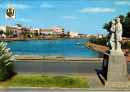 AYAMONTE (Huelva) - Estanque Del Parque Y Marineros Que Acompañaron A Colón - Huelva