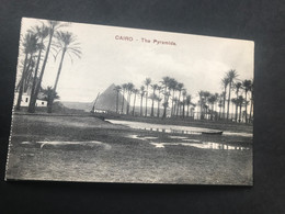 Old Egypt Cairo The Pyramids 3 Unused Cards See Photos - Museos