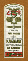 " EAU DE FLEURS D'ORANGER " : F. VARALDI  (Le Cannet) - Etichette