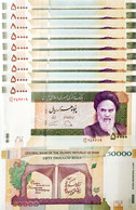Iran, 50000 Rials, 2019, P-155(2), Consecutive 10 Pcs, UNC - Iran