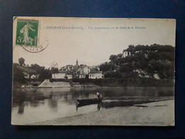 MEILHAN , Lot Et Garonne,  Vue Panoramique Sur Les Bords De La Garonne, Cachet Tirete Mortagne 1913, Ed Thoumazeau, TB - Meilhan Sur Garonne