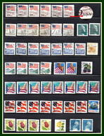 USA  Plate Number 51 Différents Obl. (N° De Planches) - Plate Blocks & Sheetlets