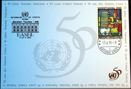 UNO GENF 1995 Mi-Nr. 263 Blaue Karte - Blue Card - Lettres & Documents