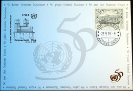 UNO GENF 1995 Mi-Nr. 265 Blaue Karte - Blue Card - Briefe U. Dokumente