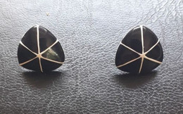 Metal émaillé - Earrings