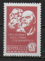 URSS  N° 4270  * * Karl Marx  Lénine - Karl Marx