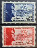 FRANCE 1942 - MLH - YT 565, 566 - Nuevos