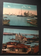 Egypt 3 Color Cards Port Said Plus See Photos - Musées