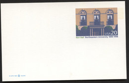 USA UX298 Postal Card Kerr Hall Northeastern Univerity MA Mint 1998 - 1981-00