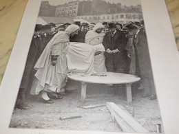PHOTO CEREMONIE D ORIENTATION DE LA MOSQUEE DE PARIS  1922 - Non Classés