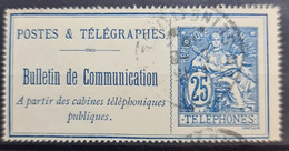 FRANCE 1900-06 - Canceled - YT 24 - Timbre Téléphone - Telegrafi E Telefoni