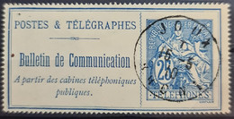 FRANCE 1900-06 - Canceled - YT 24 - Timbre Téléphone - Télégraphes Et Téléphones