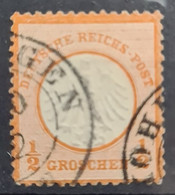 DEUTSCHES REICH 1872 - Canceled - Mi 3 - Kleines Brustschild 1/2g - Usati
