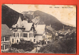 ZRM-15  Moutier  Rue De La Poste.  Phototypie 2692  Circ. 1919   ETAT - Moutier