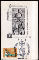 Argentina - 1963 - Tarjeta FDC - UNESCO Campaña Monumentos De Nubia - Matasello Especial - Buenos Aires - FDC