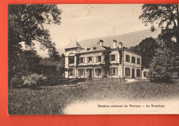 ZRM-23  Hospice Cantonal De Perreux, La Direction. Cachet Boudry 1913 Vers Fretereules. Carte-photo - Boudry