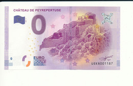Billet Touristique  0 Euro - CHÂTEAU DE PEYREPERTUSE - UEKQ - 2017-1 - N° 1187 - Other & Unclassified