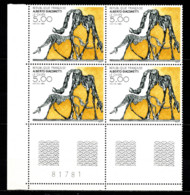 FRANCE  1985 - BLOC DE 4 TP COIN DE FEUILLE / Y.T. N° 2383 - NEUFS** - Unused Stamps