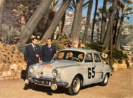 Sport Automobile - Rallye De Monte Carlo 1958 - Vainqueur En RENAULT DAUPHINE , Pilote MONRAISSE Et FERET - Auto Voiture - Rally