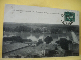 33 6397 CPA 1913 - 33 LIBOURNE - LES BORDS DE LA DORDOGNE ET LE QUAI DU PRIOURAT. - Libourne