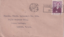 IRELAND 1952 COVER TO UK - Storia Postale