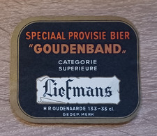 ETIQUETTE BROUWERIJ LIEFMANS OUDENAARDE GOUDENBAND - 8 - Beer
