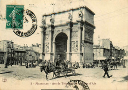 Marseille * Arc De Triomphe Et Porte D'aix * Attelage * Place - Non Classés