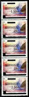 BH0990 Azerbaijan 1992 Coastal Scenery Changed Value Stamp 5V MNH - Autres