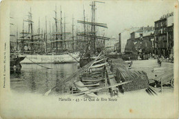 Marseille * Le Quai De Rive Neuve * Bateaux Voiliers - Vecchio Porto (Vieux-Port), Saint Victor, Le Panier