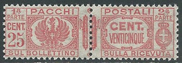 1927-32 REGNO PACCHI POSTALI 25 CENT MNH ** - I4-7 - Paketmarken