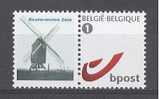 BELGIE - Duo-stamps: "Zele: Koutermolen"  - Molen / Moulin / Mill - Mühle - MNH** - Autres & Non Classés