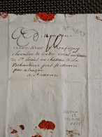 LETTRE DE MORTAIN 1785 MARQUE MORTAIN POUR SAINT MORICE PAR ALENCON ST MAURICE - ....-1700: Precursori