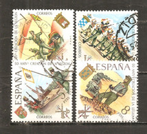 España/Spain-(usado) - Edifil  2043-46 - Yvert  1696-99 (o) - 1971-80 Usados