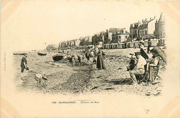 St Aubin Sur Mer * L'heure Du Bain * Baigneurs - Saint Aubin