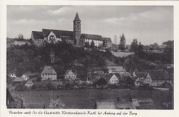 W4105- AMBERG CASTLE, PARTIAL TOWN PANORAMA - Amberg