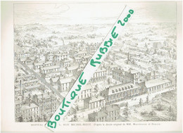 2 PLANS DESSINS 1898 PARIS 12° HOPITAL D ENFANTS TROUSSEAU RUE MICHEL BIZOT ACTUELLE AVENUE ARNOLD NETTER - Paris