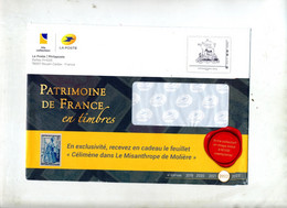 Pap Patrimoine La Poste + Enveloppe Reponse T - PAP : Bijwerking /Beaujard