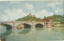 Torino 1925; Ponte Nuovo Umberto I - Viaggiata. - Brücken