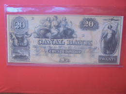 ETATS-UNIS-LOUISIANA 20$ Circuler(L.8) - Confederate Currency (1861-1864)