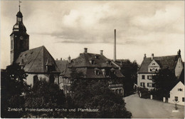 CPA AK ZIRNDORF Prot. Kirche Pfarrhauser GERMANY (989847) - Zirndorf