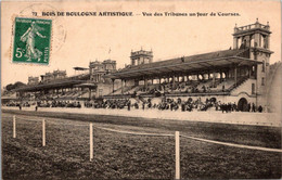 75 PARIS 16ème - Bois De Boulogne Artistique - Vue Des Tribunes Un Jour De Courses - Hippisme - Arrondissement: 16