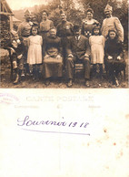 27 - Eure - Louviers - Carte Photo - Soldat En Famille - Photographie Maurer Louviers (EURE) - Souvenir De 1918 - Louviers