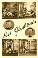 LES GERALDSON'S * CPA * Cirque Circus Numéro Attraction * Les Géraldson's - Zirkus