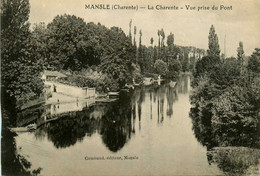 Mansle * La Charente , Vue Prise Du Pont - Mansle