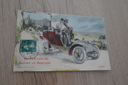 CPA 31 Haute Garonne De Toulouse Recevez Ce Souvenir Auto Amoureux - Toulouse