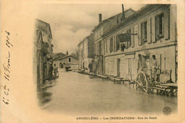 Angoulême * Les Inondations * La Rue Du Gond * Crue Catastrophe - Angouleme