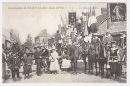 CARTE POSTALE.VAL-D'OISE. SAINT-CLAIR-sur-EPTE.CAVALCADE - Saint-Clair-sur-Epte