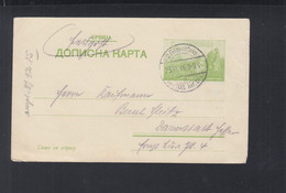 Dt. Reich Feldpost 1915 Auf Serbien GSK Nach Darmstadt - Cartas